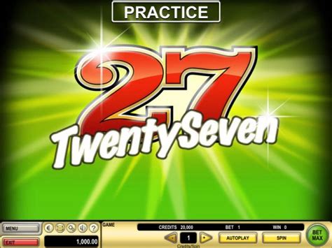 twenty seven slot